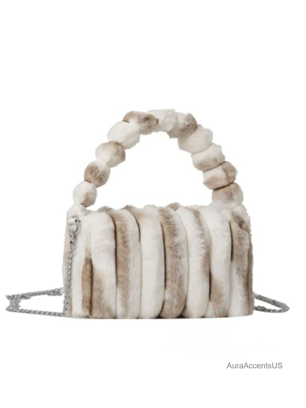 Faux Fur Crossbody Bag Fuzzy Y2K Shoulder Purse Handbag